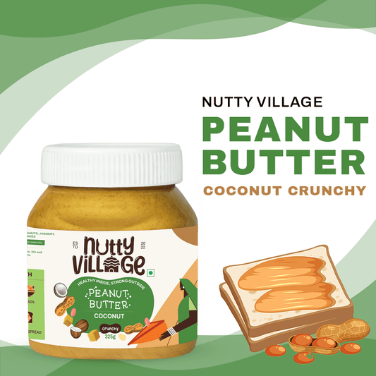 Coconut Peanut Butter (325 g) - Nutty Village
