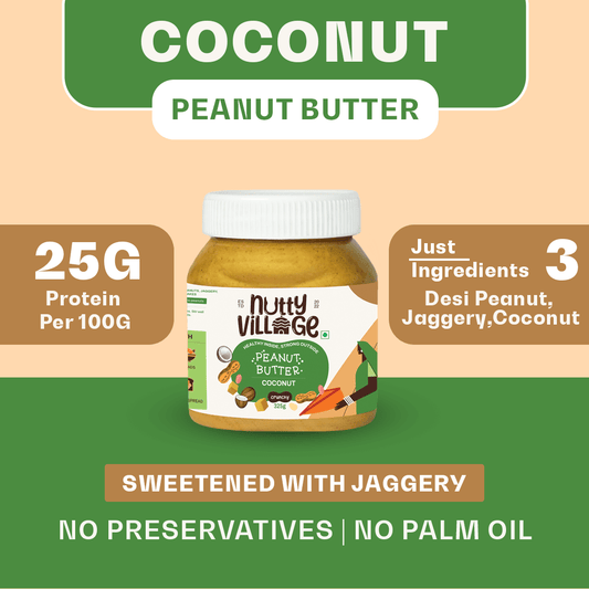 Nutty Village Coconut Peanut Butter - Nutty Village