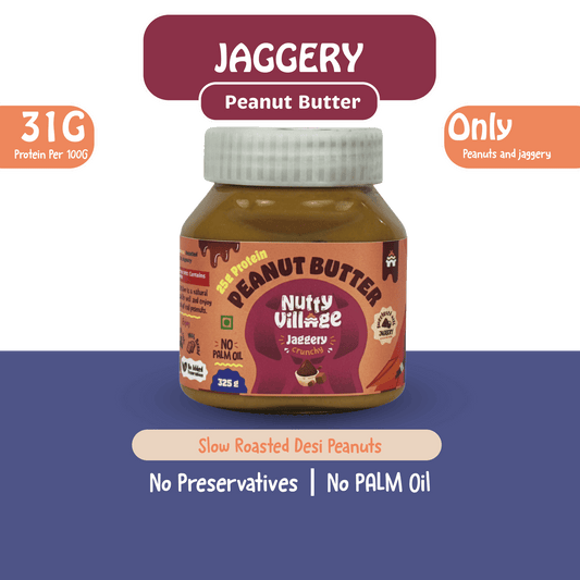 Nutty Village Peanut Butter (Jaggery Flavor) - Nutty Village