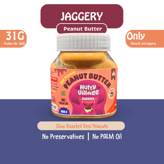 Nutty Village Peanut Butter (Jaggery Flavor) - Nutty Village