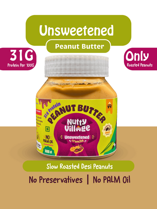 Nutty Village Unsweetened Peanut Butter - Nutty Village
