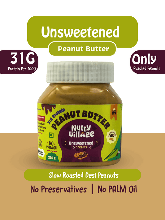 Nutty Village Unsweetened Peanut Butter - Nutty Village