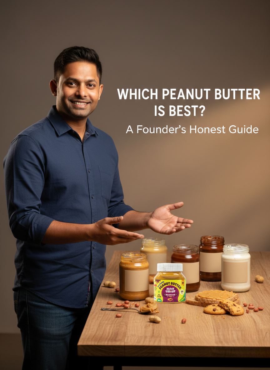 Which Peanut Butter Is Best in India? A Founder’s Honest Guide