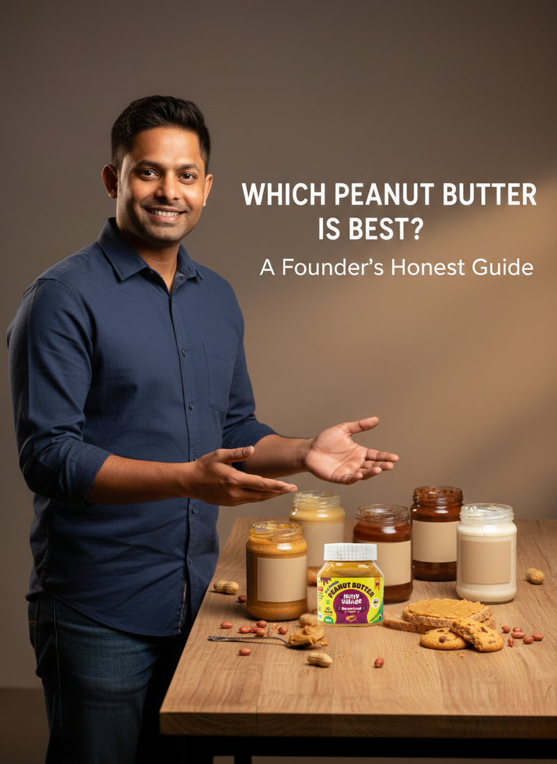 Which Peanut Butter Is Best in India? A Founder’s Honest Guide
