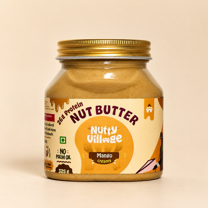 Mango Nut Butter - Made with Real Dashehri Mango, No Added Sugar