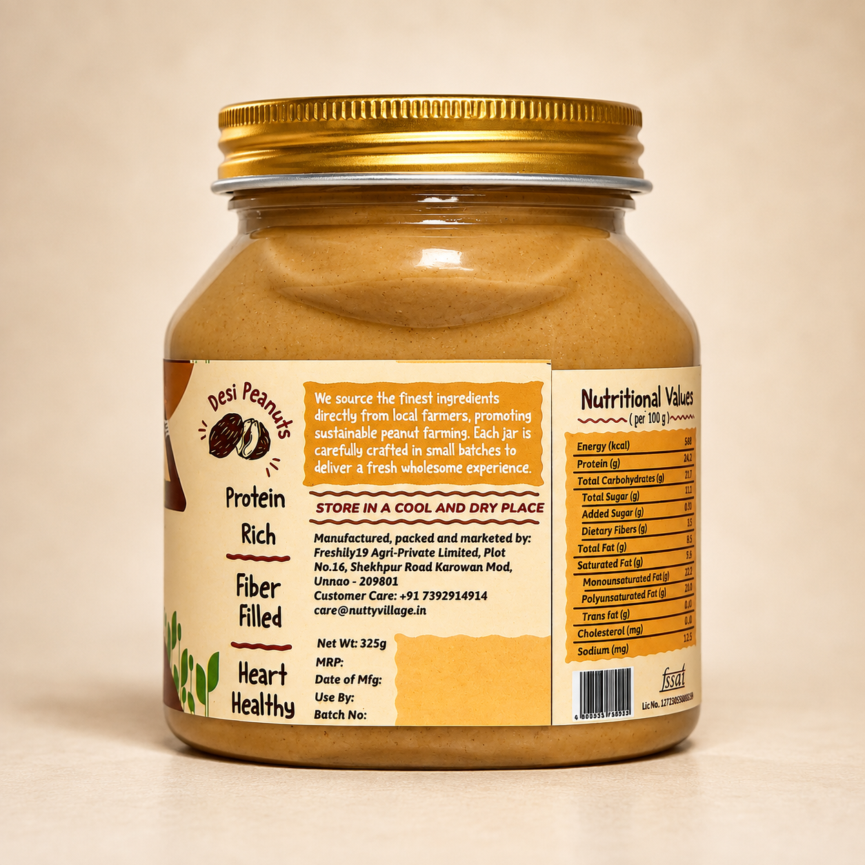 Mango Nut Butter - Made with Real Dashehri Mango, No Added Sugar