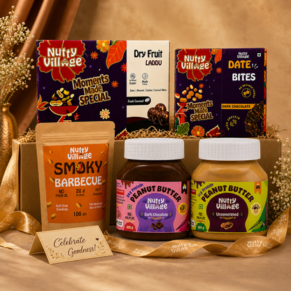 The Nutty Bundle – 5 Clean Snacks | Save ₹313 Nutty Village