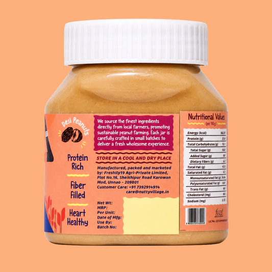 CREAMY- Jaggery Peanut Butter Pack of 325g Nutty Village