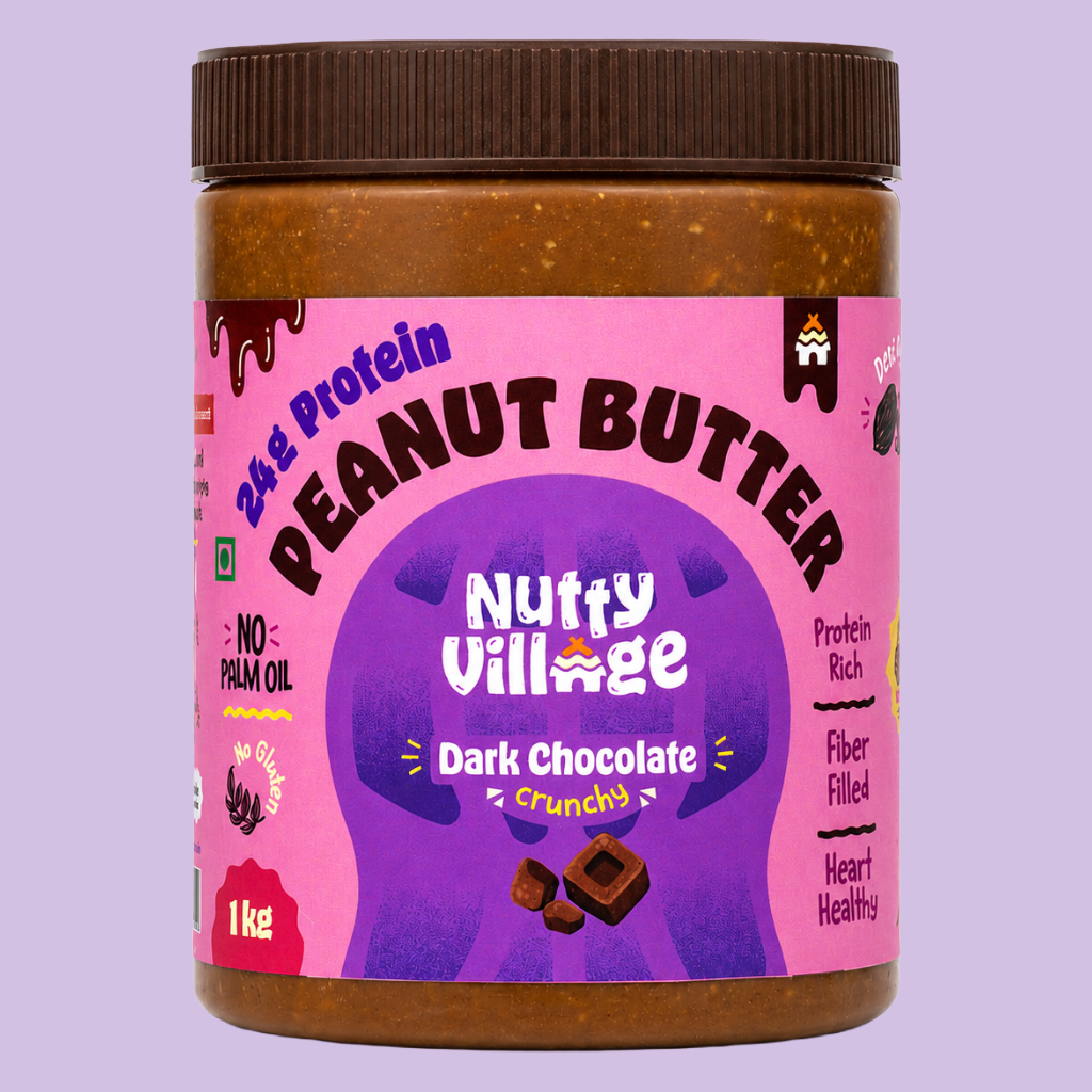 CRUNCHY- Dark Chocolate Peanut Butter Nutty Village
