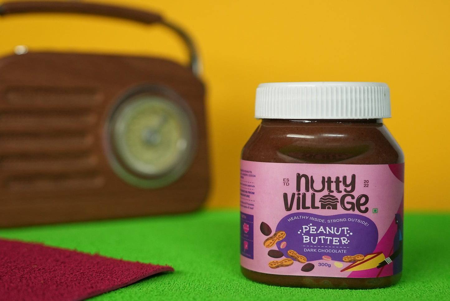 Nutty Village 100% Natural Dark Chocolate Peanut Butter