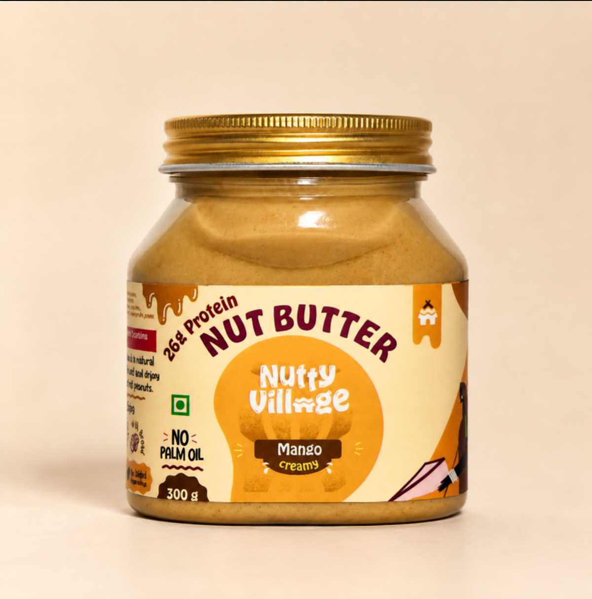 Mango Nut Butter with Real Malihabad Dasheri Mango | 26g Protein | 300g