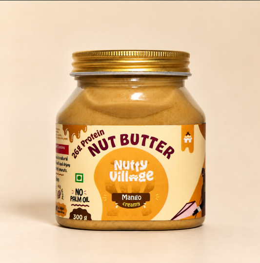 Mango Nut Butter with Real Malihabad Dasheri Mango | 26g Protein | 300g