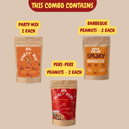 Chakhna Party Combo | Air Roasted, Not fried | No Palm Oil | 600g