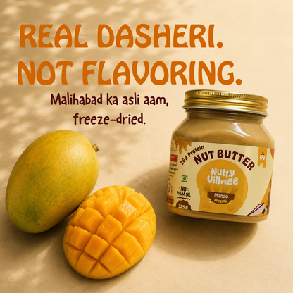 Mango Nut Butter — Real Dasheri Mango, No Refined Sugar