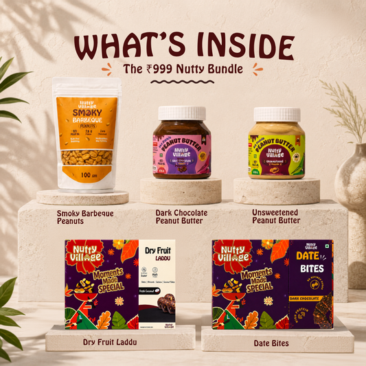 The Nutty Bundle – 5 Clean Snacks | Save ₹313