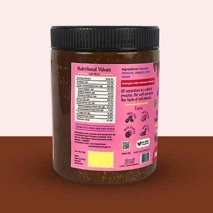 Nutty Village Dark Chocolate Peanut Butter | Creamy or Crunchy Available | 1 Kg