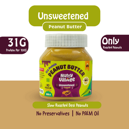 Nutty Village Unsweetened Peanut Butter - Nutty Village